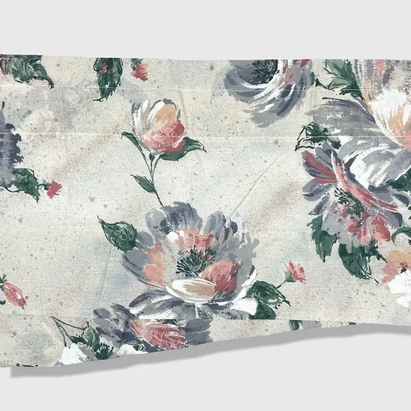 Unbranded Vintage Curtain Valance Unisex 30x17 Multicolor Floral Cottagecore - Picture 2 of 5